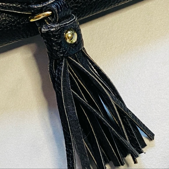 Steve Madden wristlet wallet blk tassel organizer - Picture 4 of 16
